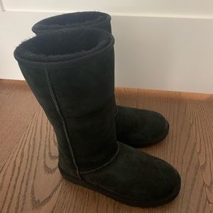 Black Tall Ugg Boots, Size 8
